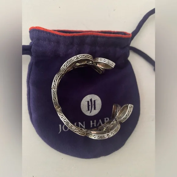 John Hardy Sterling Silver Retired Kawung Cuff Bracelet